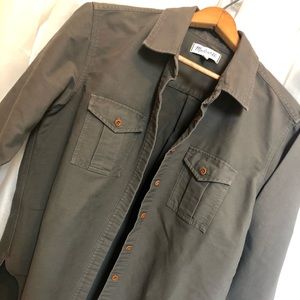 MADEWELL Army Twill Utility Shirt Jacket Medium